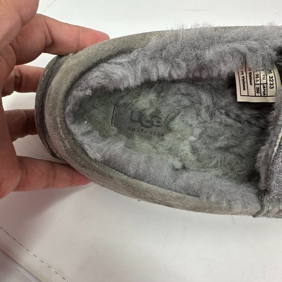 Ugg Australia Men\'s Ascot Lined Slippers Moccasins Charcoal Gray 3233 main image 4